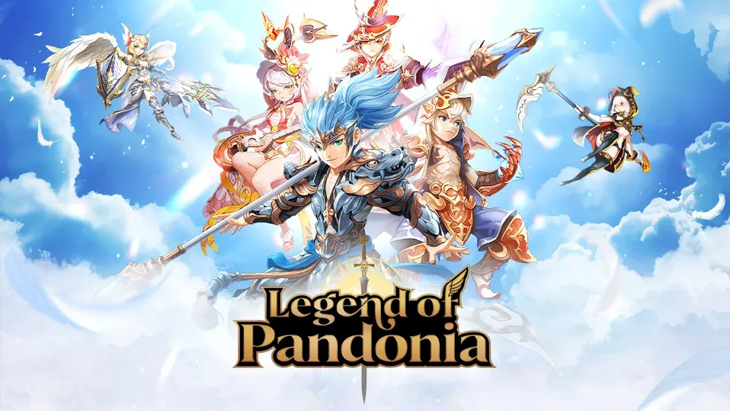 Скачать Legend of Pandonia MOD APK — Безлимитные ресурсы и мощные герои — скриншот 1