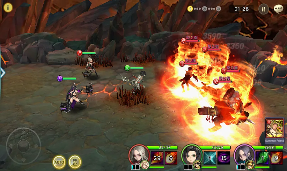 Скачать Legend of Pandonia MOD APK — Безлимитные ресурсы и мощные герои — скриншот 5