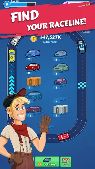 Merge Car - Idle Merge Cars на Андроид — Мод Много денег и все машины — скриншот 4