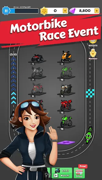 Merge Car - Idle Merge Cars на Андроид — Мод Много денег и все машины — скриншот 5