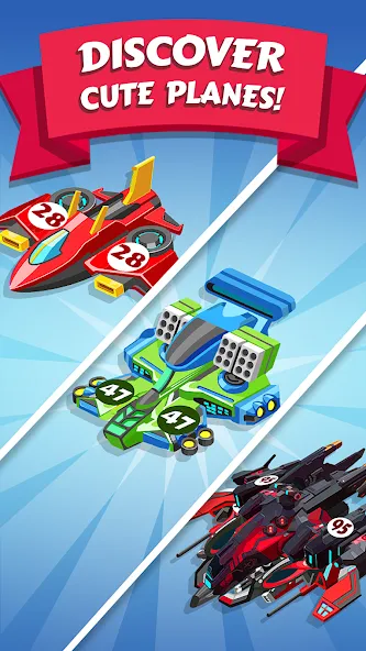 Скачать Merge Planes Idle Plane Game на телефон — Безлимитные деньги и самолеты — скриншот 4