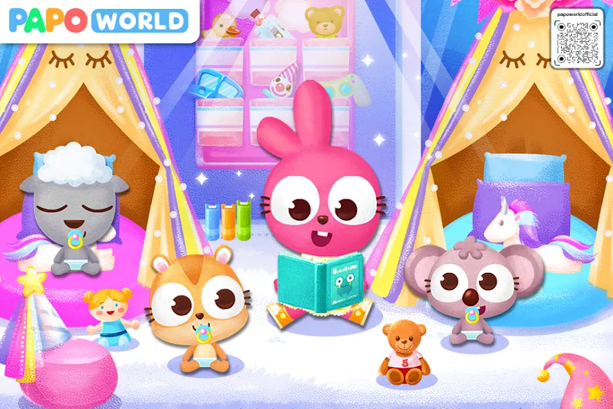 Papo Town Preschool — Взломанная версия (Разблокированы все локации и предметы) — скриншот 1