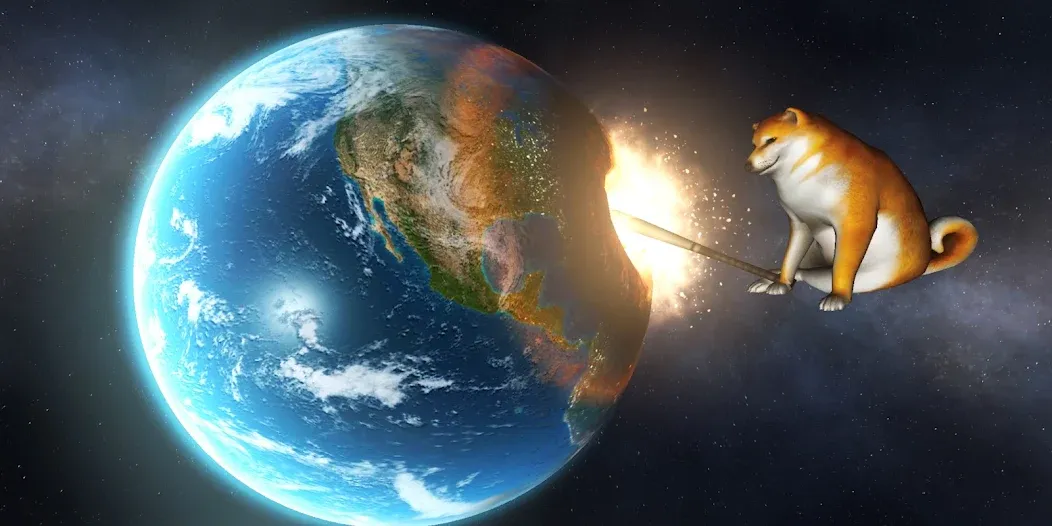 Solar Smash на Андроид — Мод Все планеты и бесконечное оружие — скриншот 5