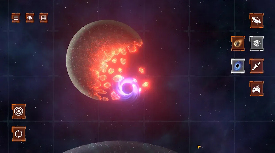 Solar Smash 2D на Андроид — Мод Разрушение планет без ограничений — скриншот 5