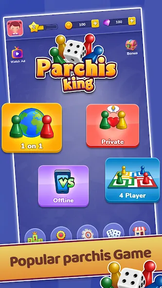 Скачать Parchís — Безлимитные монеты и все фишки — скриншот 1 Скачать Parchís — Безлимитные монеты и все фишки — скриншот 1