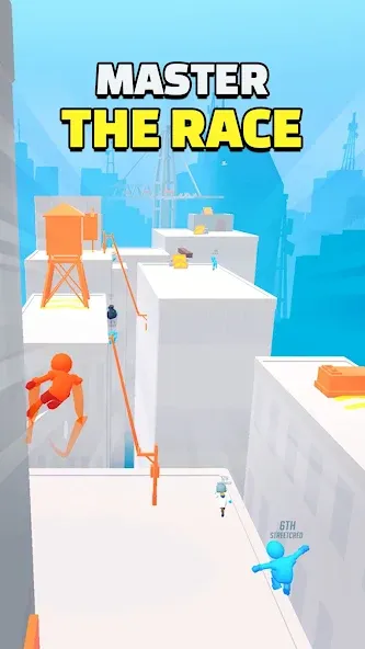 Скачать Parkour Race - FreeRun Game — Безлимитные деньги и ускоренный бег — скриншот 3