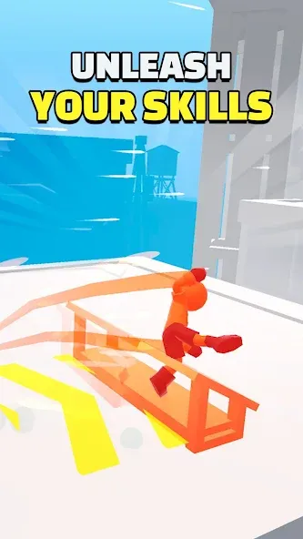 Скачать Parkour Race - FreeRun Game — Безлимитные деньги и ускоренный бег — скриншот 4