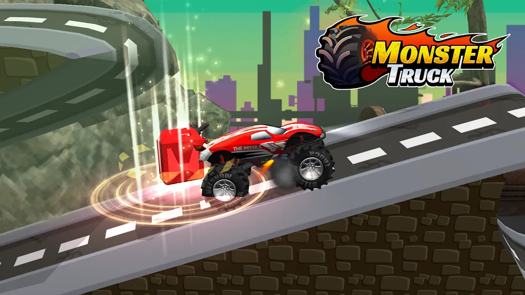 Скачать Monster truck: Extreme racing (Мод: Безлимитные деньги и топливо) на Андроид — скриншот 3