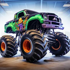Скачать Monster truck: Extreme racing (Мод: Безлимитные деньги и топливо) на Андроид