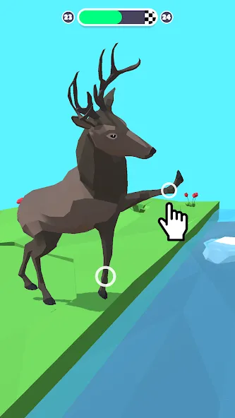 Move Animals — Взломанная версия (Безлимитные деньги и все животные открыты) — скриншот 2 Move Animals — Взломанная версия (Безлимитные деньги и все животные открыты) — скриншот 2