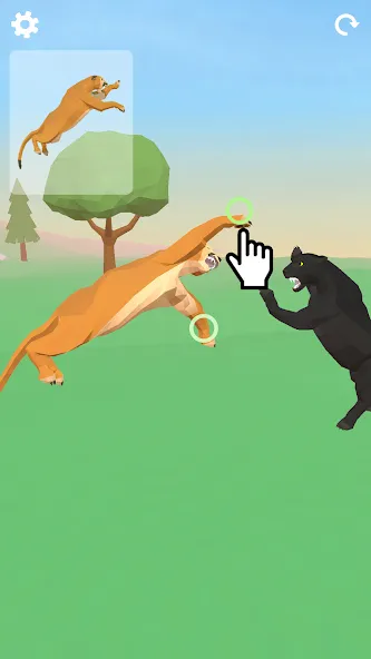 Move Animals — Взломанная версия (Безлимитные деньги и все животные открыты) — скриншот 4 Move Animals — Взломанная версия (Безлимитные деньги и все животные открыты) — скриншот 4