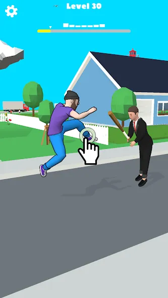 Slow Mo Run (Мод Замедление времени и все уровни) — скриншот 4