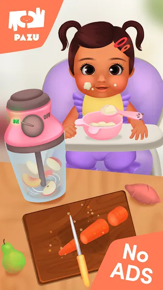 Baby care game & Dress up на Андроид — Мод Много денег и все наряды — скриншот 2