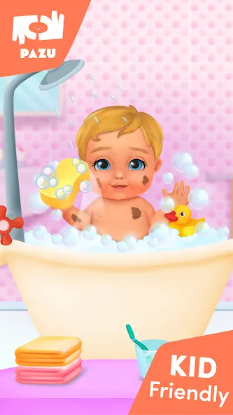 Baby care game & Dress up на Андроид — Мод Много денег и все наряды — скриншот 3