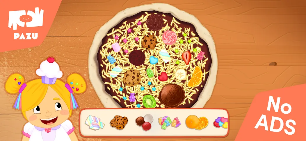 Pizza maker cooking games MOD APK на Android — Безлимитные деньги и все ингредиенты — скриншот 2