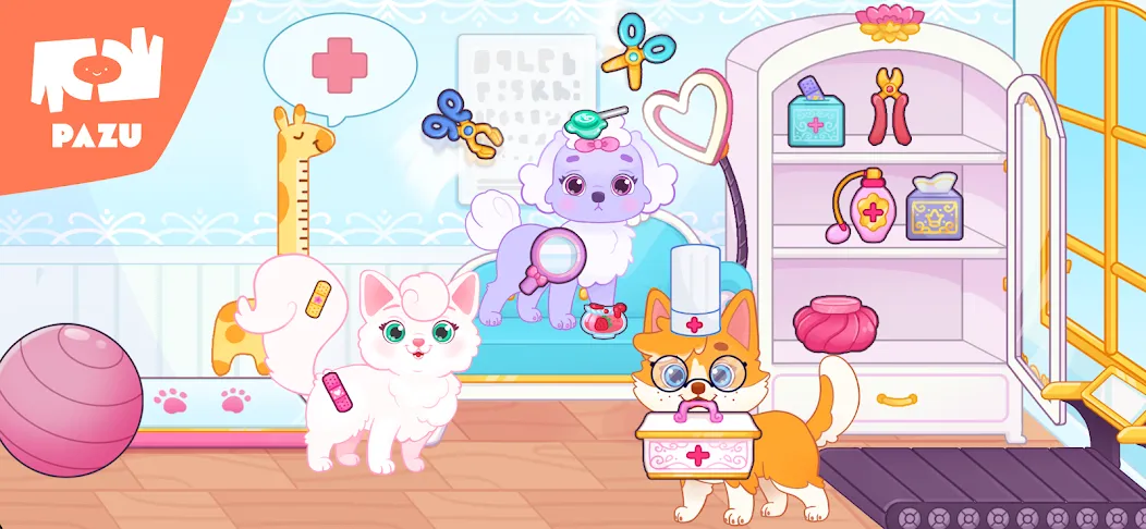 Скачать Princess Palace Pets World — Последняя версия (Открыты все питомцы и локации) — скриншот 3 Скачать Princess Palace Pets World — Последняя версия (Открыты все питомцы и локации) — скриншот 3