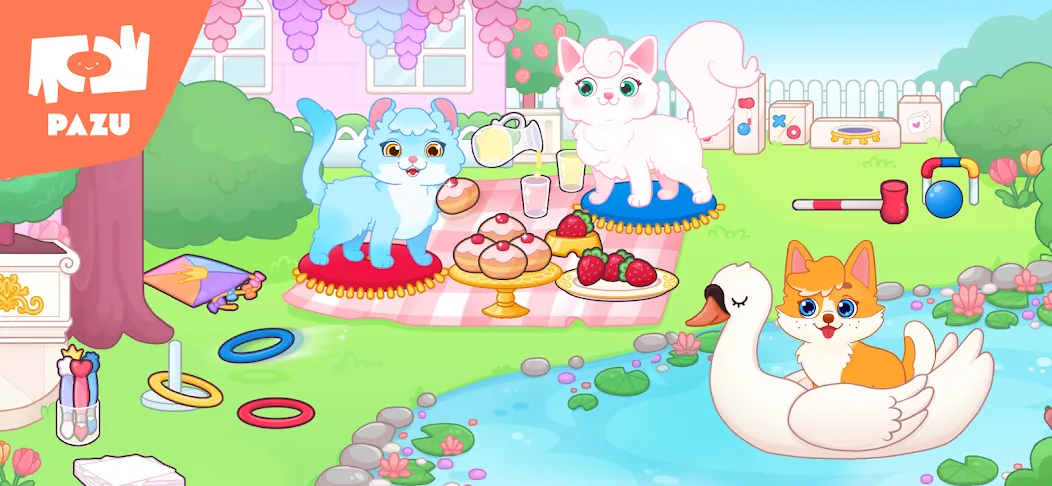 Скачать Princess Palace Pets World — Последняя версия (Открыты все питомцы и локации) — скриншот 5 Скачать Princess Palace Pets World — Последняя версия (Открыты все питомцы и локации) — скриншот 5