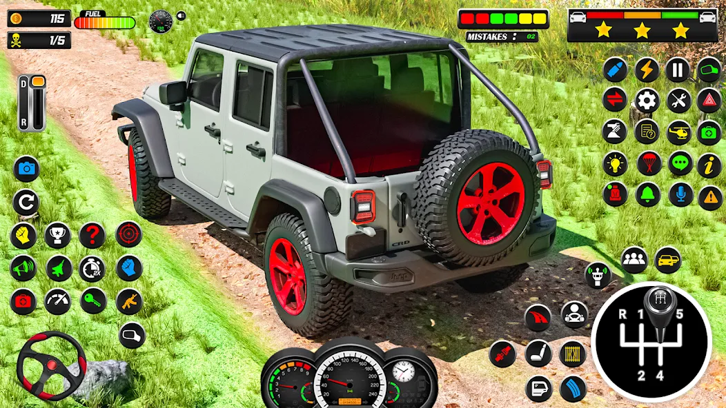 Скачать взлом Offroad 4x4 Jeep Driving Game на Андроид — Безлимитные деньги и топливо — скриншот 2