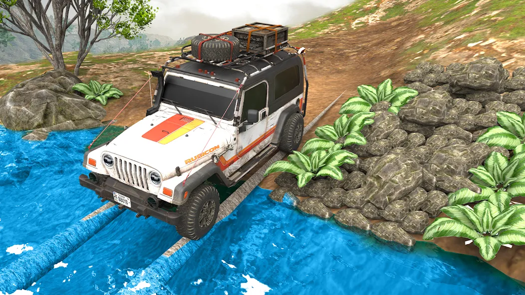 Скачать взлом Offroad 4x4 Jeep Driving Game на Андроид — Безлимитные деньги и топливо — скриншот 5
