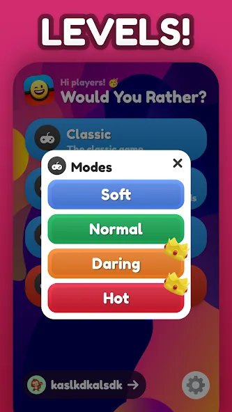 Скачать Would You Rather ? на Андроид — Все вопросы разблокированы — скриншот 4 Скачать Would You Rather ? на Андроид — Все вопросы разблокированы — скриншот 4
