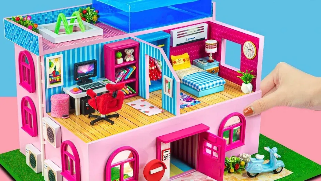 Girl Doll House Design Games MOD APK — Безлимитные деньги и все предметы — скриншот 3