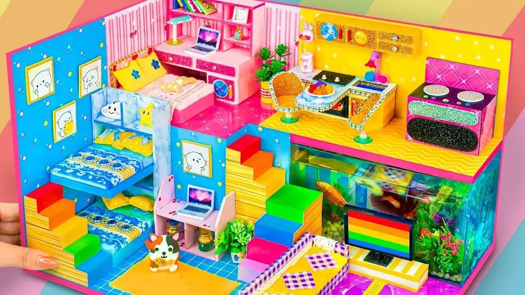 Girl Doll House Design Games MOD APK — Безлимитные деньги и все предметы — скриншот 4
