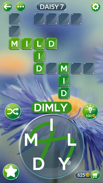 Wordscapes In Bloom (Мод Безлимитные подсказки и монеты) — скриншот 2