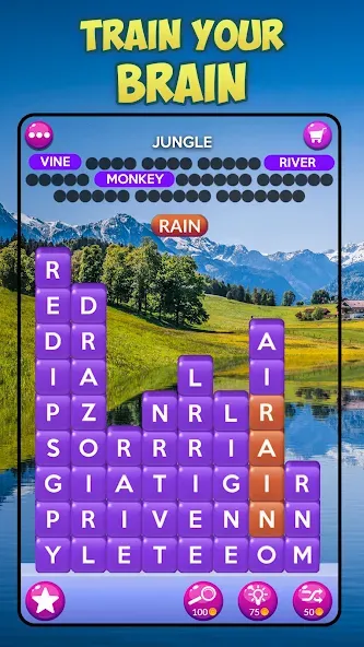 Word Stacks на Андроид — Открыты все уровни и подсказки — скриншот 3