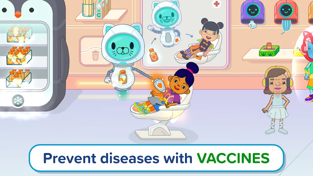 Pepi Hospital 2: Flu Clinic — Мод: Безлимитные деньги и всё открыто — скриншот 4