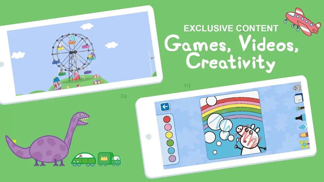 Скачать World of Peppa Pig: Kids Games — Модификация Разблокированы все игры и уровни — скриншот 1