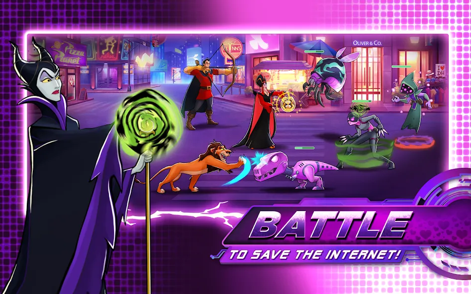 Взломанная Disney Heroes: Battle Mode на Андроид — Безлимитные ресурсы и усиленные герои — скриншот 1