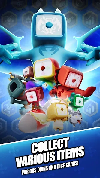 Взлом Roll Roll: Dice Heroes — Безлимитные ресурсы и герои открыты — скриншот 4