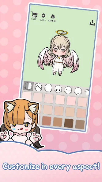 Скачать Unnie doll MOD APK — Все наряды и аксессуары открыты — скриншот 3