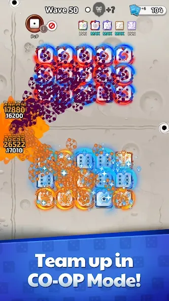 Random Dice Defense : PvP TD — Мод: Безлимитные деньги и все кости открыты — скриншот 3