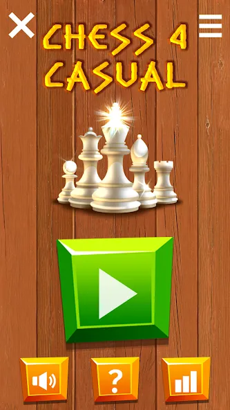 Chess 4 Casual - 1 or 2-player MOD APK на Android — Шахматы для одного или двоих — скриншот 1