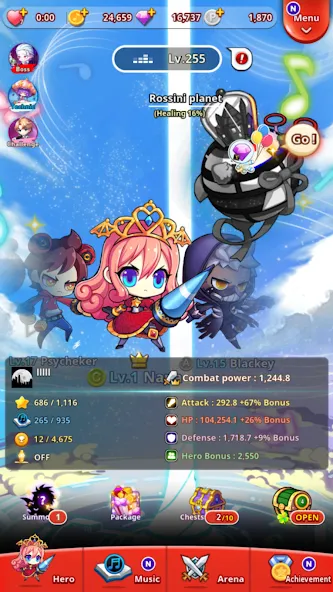 RhythmStar: Music Adventure MOD APK на Android — Безлимитные деньги и энергия — скриншот 2 RhythmStar: Music Adventure MOD APK на Android — Безлимитные деньги и энергия — скриншот 2