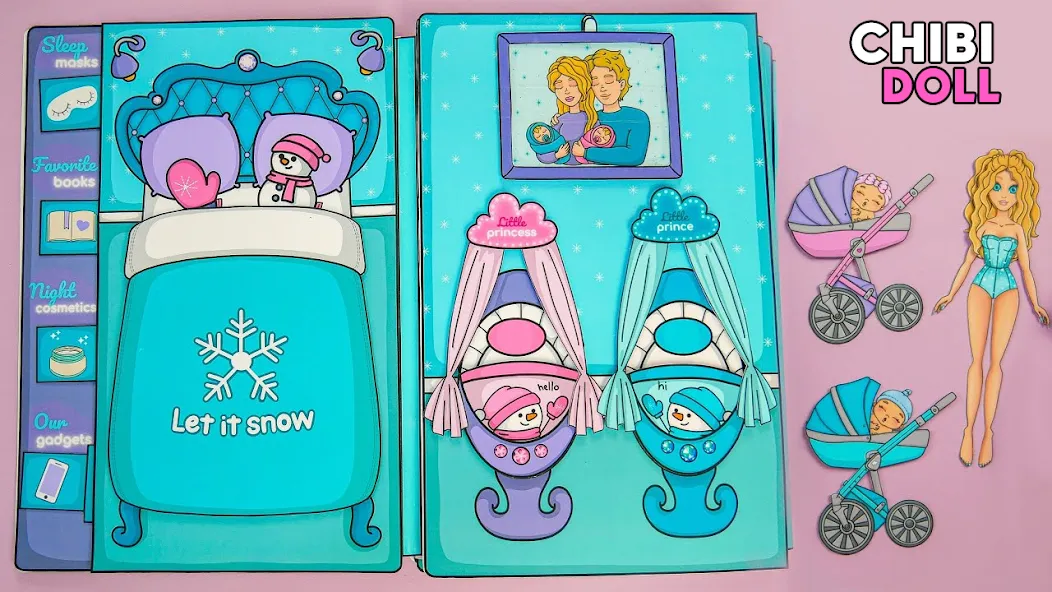 Скачать Chibi Dolls Dress Up Games — Все наряды и аксессуары открыты — скриншот 3
