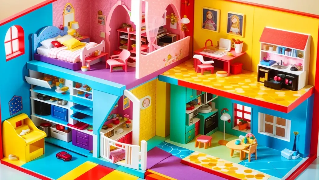 Скачать Doll House Design: Girl Games MOD APK — Безлимитные деньги и всё открыто — скриншот 5