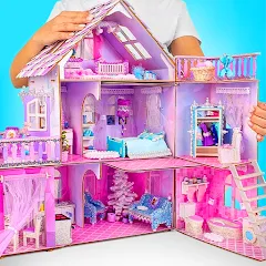 Скачать Doll House Design: Girl Games MOD APK — Безлимитные деньги и всё открыто
