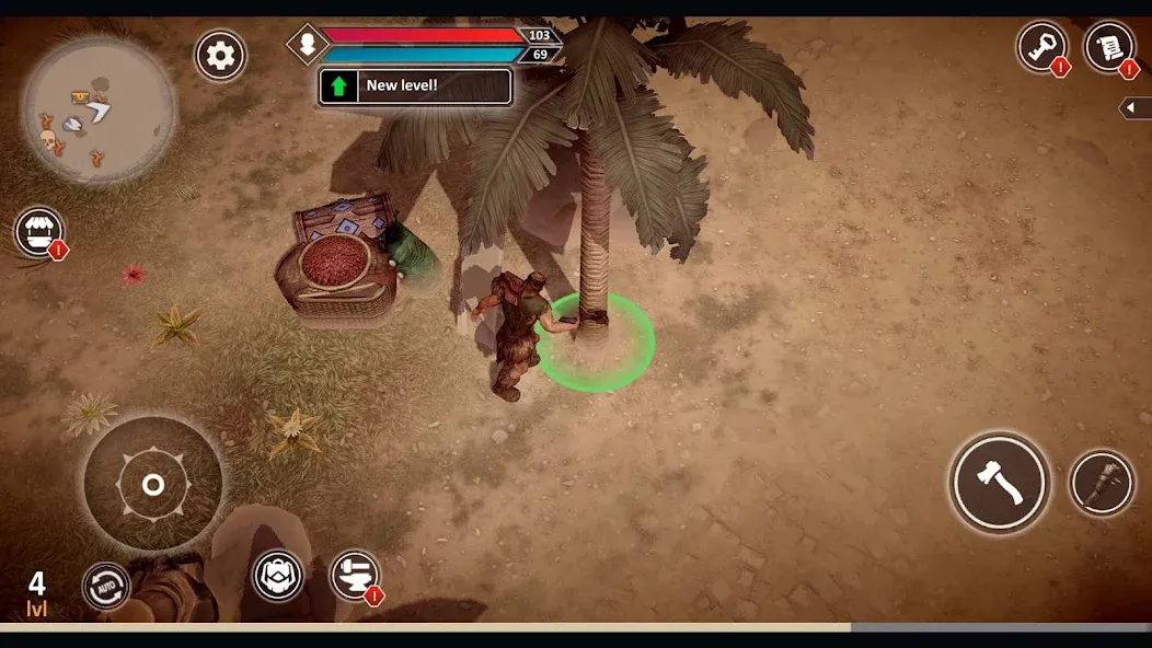 Скачать Exile: Wasteland Survival RPG — Последняя версия (Безлимитные ресурсы и мощное оружие) — скриншот 1