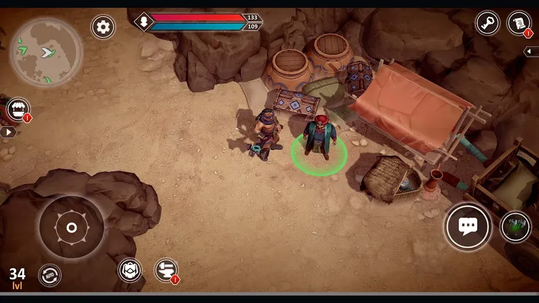 Скачать Exile: Wasteland Survival RPG — Последняя версия (Безлимитные ресурсы и мощное оружие) — скриншот 3