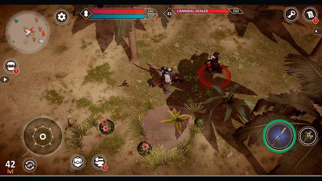 Скачать Exile: Wasteland Survival RPG — Последняя версия (Безлимитные ресурсы и мощное оружие) — скриншот 4