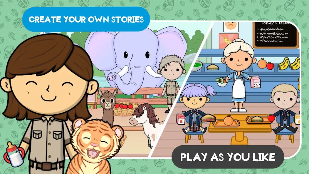 Скачать Lila's World:Create Play Learn с модом — Разблокированы все предметы и локации — скриншот 3 Скачать Lila's World:Create Play Learn с модом — Разблокированы все предметы и локации — скриншот 3
