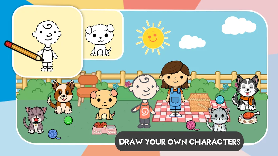 Скачать Lila's World:Create Play Learn с модом — Разблокированы все предметы и локации — скриншот 4 Скачать Lila's World:Create Play Learn с модом — Разблокированы все предметы и локации — скриншот 4
