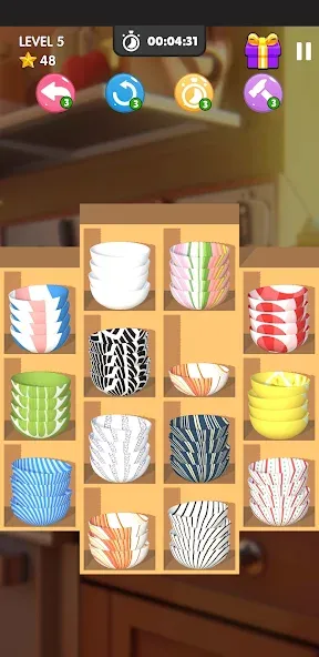 Bowl Sort Bonanza MOD APK на Android — Безлимитные подсказки и открыты все уровни — скриншот 3 Bowl Sort Bonanza MOD APK на Android — Безлимитные подсказки и открыты все уровни — скриншот 3