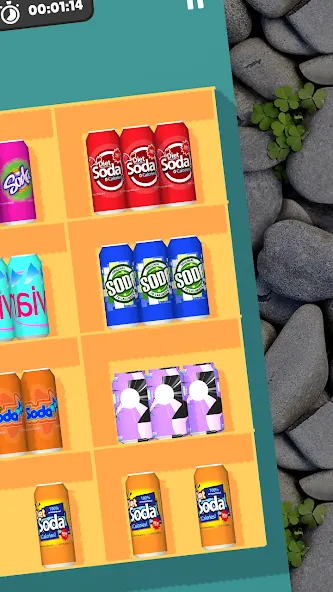 Скачать взлом Tidy Box Match 3D на Андроид — Безлимитные деньги и подсказки — скриншот 3
