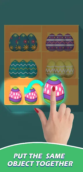 Скачать взлом Tidy Box Match 3D на Андроид — Безлимитные деньги и подсказки — скриншот 4