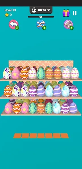 Triple Tile Goods Sort Master на Андроид — Мод Безлимитные монеты и подсказки — скриншот 5
