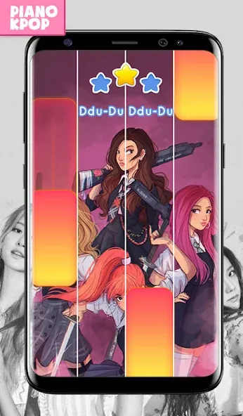 Скачать BLACK PINK Magic Piano MOD APK — Разблокированы все песни и уровни — скриншот 3
