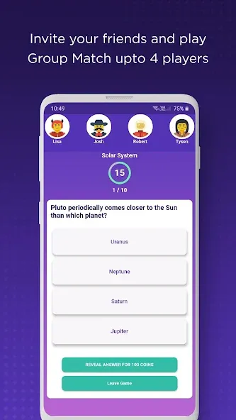 Скачать QuizPot: Group GK Quiz Trivia на Андроид — Без рекламы и все категории открыты — скриншот 5